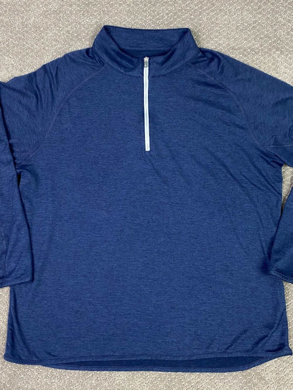 Peter Millar 1/4 Zip Pullover Mens 2XL Blue Sydney Perth Performance Golf EK160
